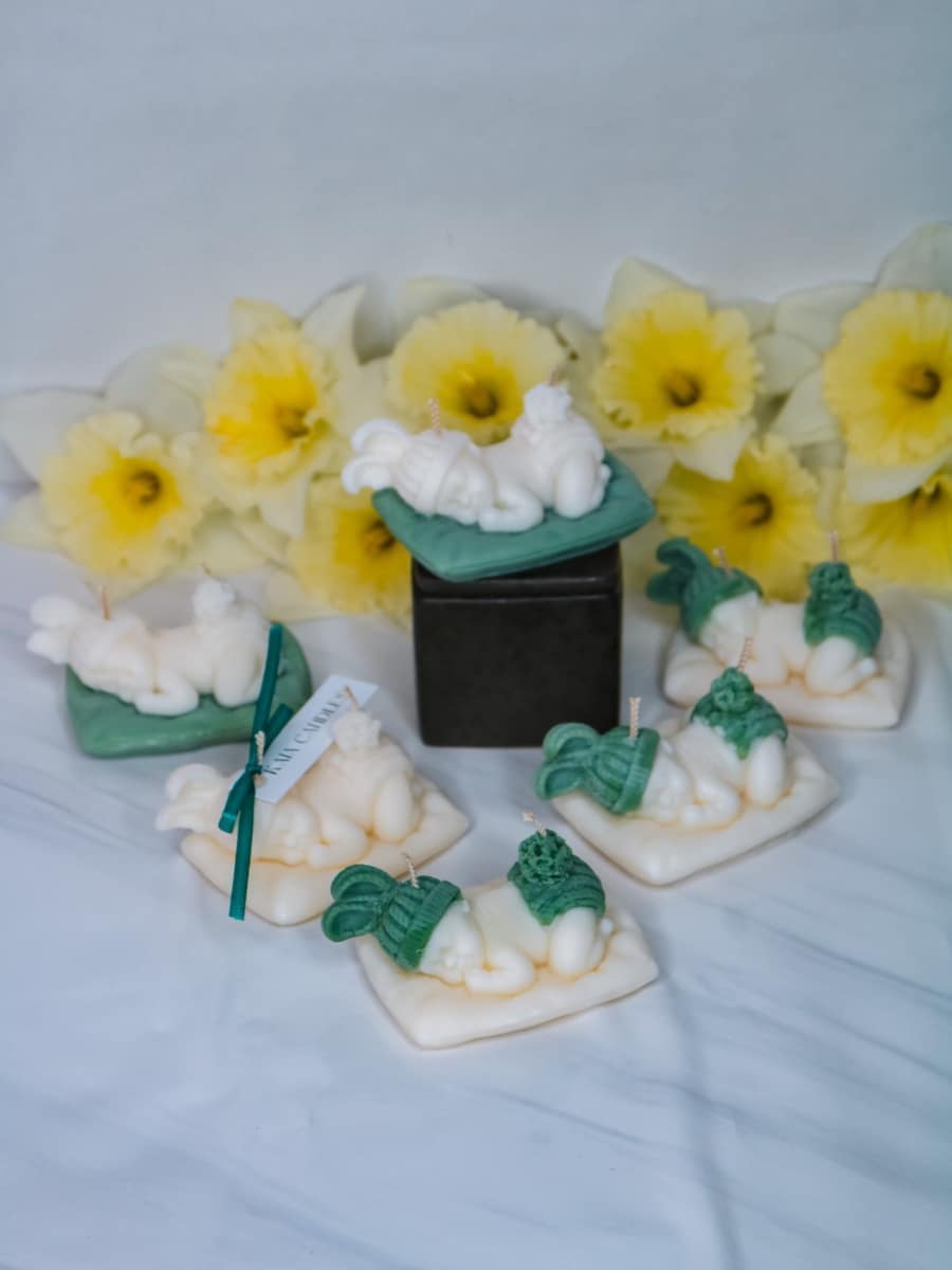 Marturii Botez lumanare BABY - simpla - imagine 14